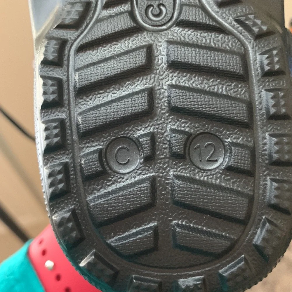 Black Fur-Lined Crocs